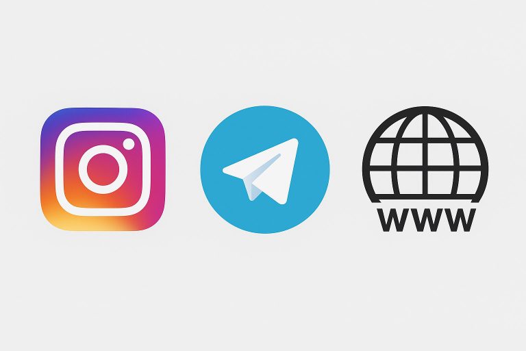 سایت، اینستاگرام یا تلگرام؟ کدام برای کسب‌وکار شما مناسب‌تر است؟